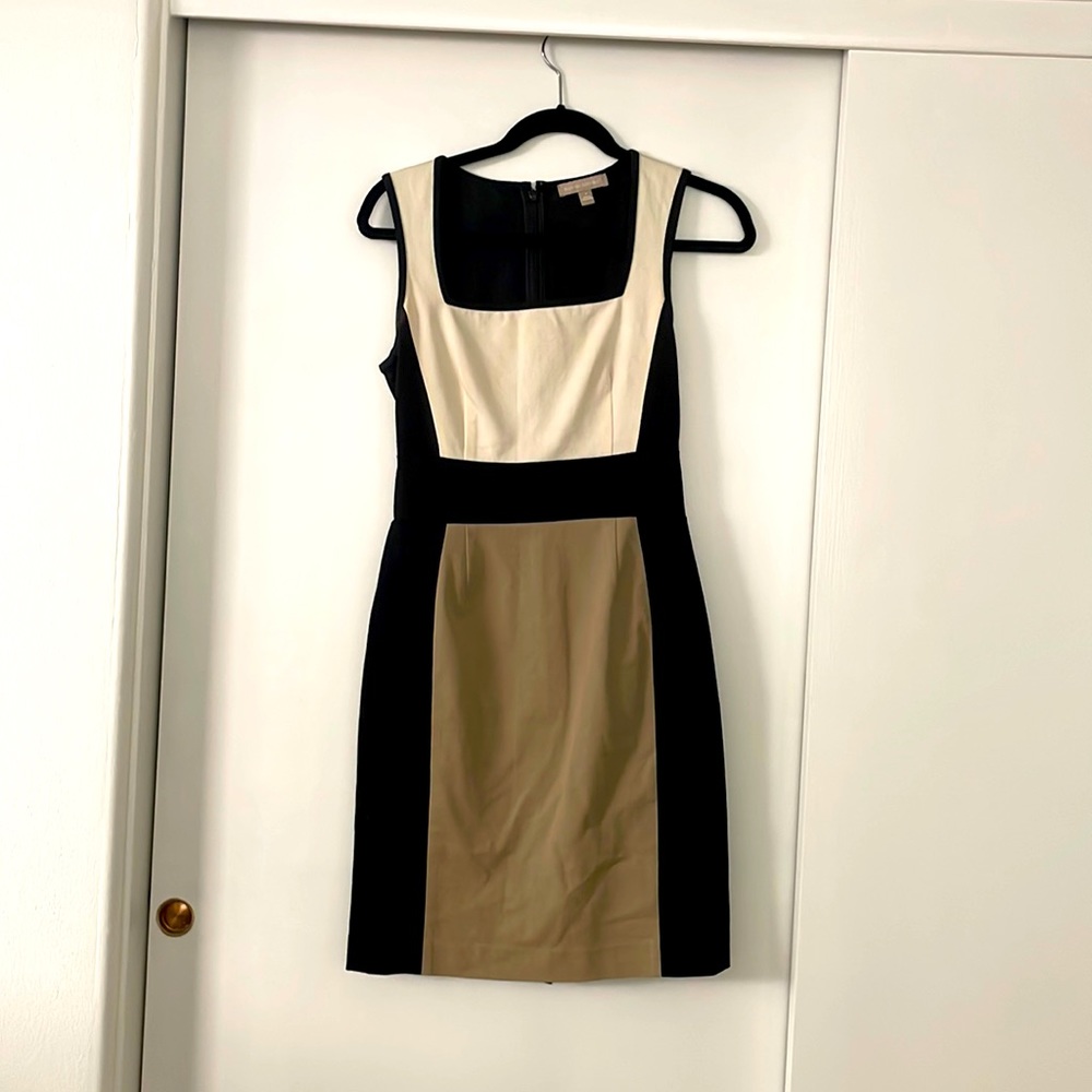 Banana Republic color block dress size 4